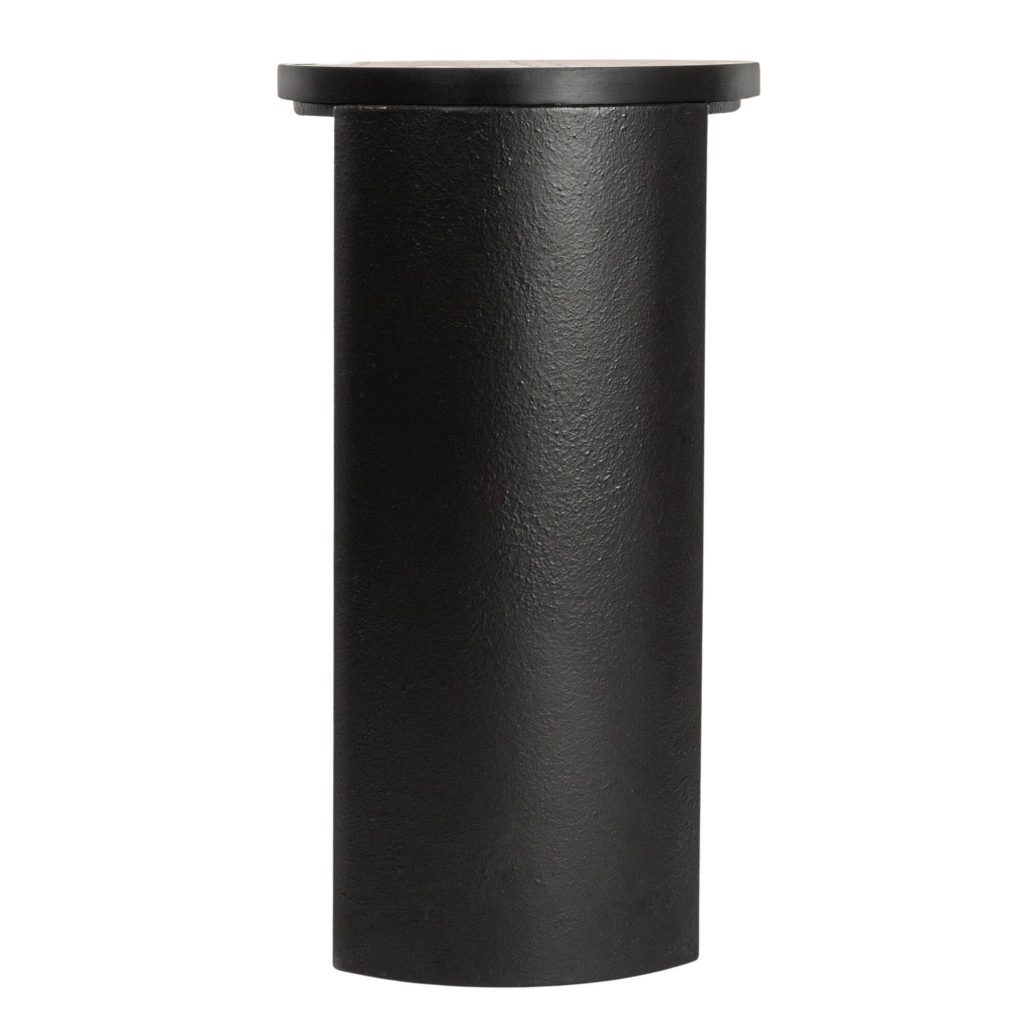 Hello Honey® Black Sleek Metal Round End Table